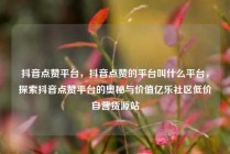 抖音点赞平台，抖音点赞的平台叫什么平台，探索抖音点赞平台的奥秘与价值亿乐社区低价自营货源站
