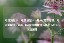电信流量卡，电信流量卡19元200g官方办理，电信流量卡，满足日常需求的便捷选择亿乐社区SUP货源站