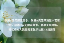 联通19元无限流量卡，联通19元无限流量卡套餐介绍，联通19元无限流量卡，畅享无限网络，轻松应对大流量需求亿乐社区SUP货源站